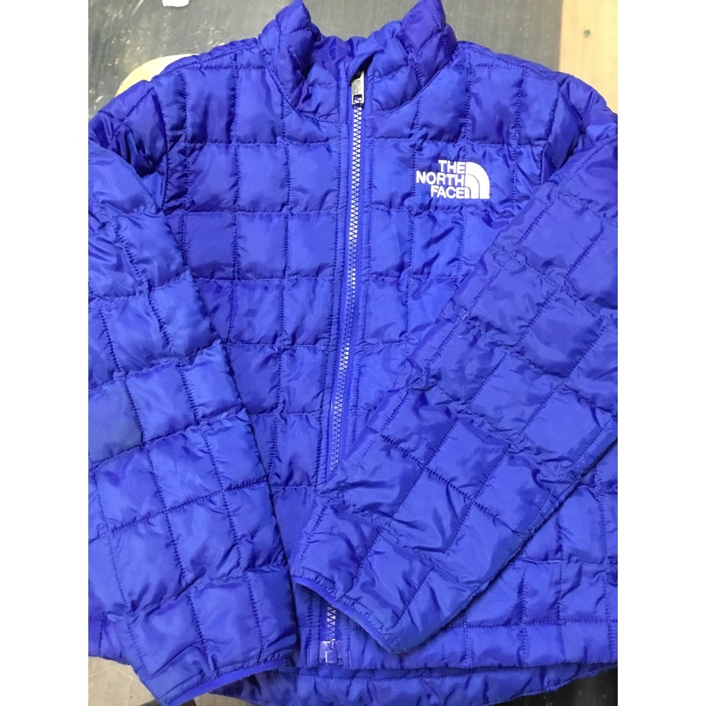 The North Face Boys Insulated Quilted Jacket Blue Size XS